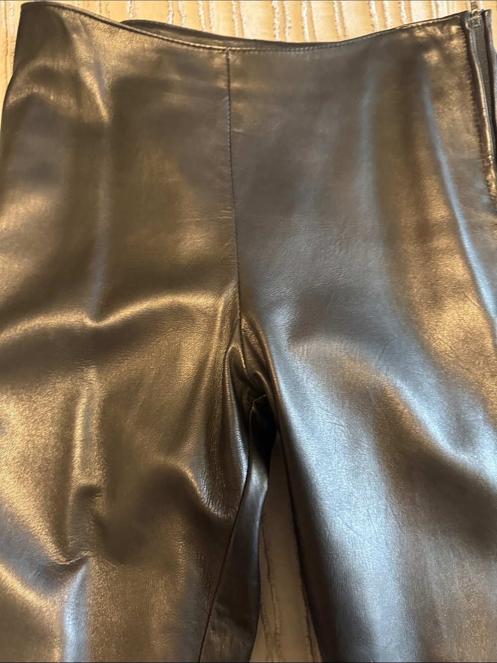 Danier Leather Lamb Skin Flared Bootcut Pants - Picture 8 of 10
